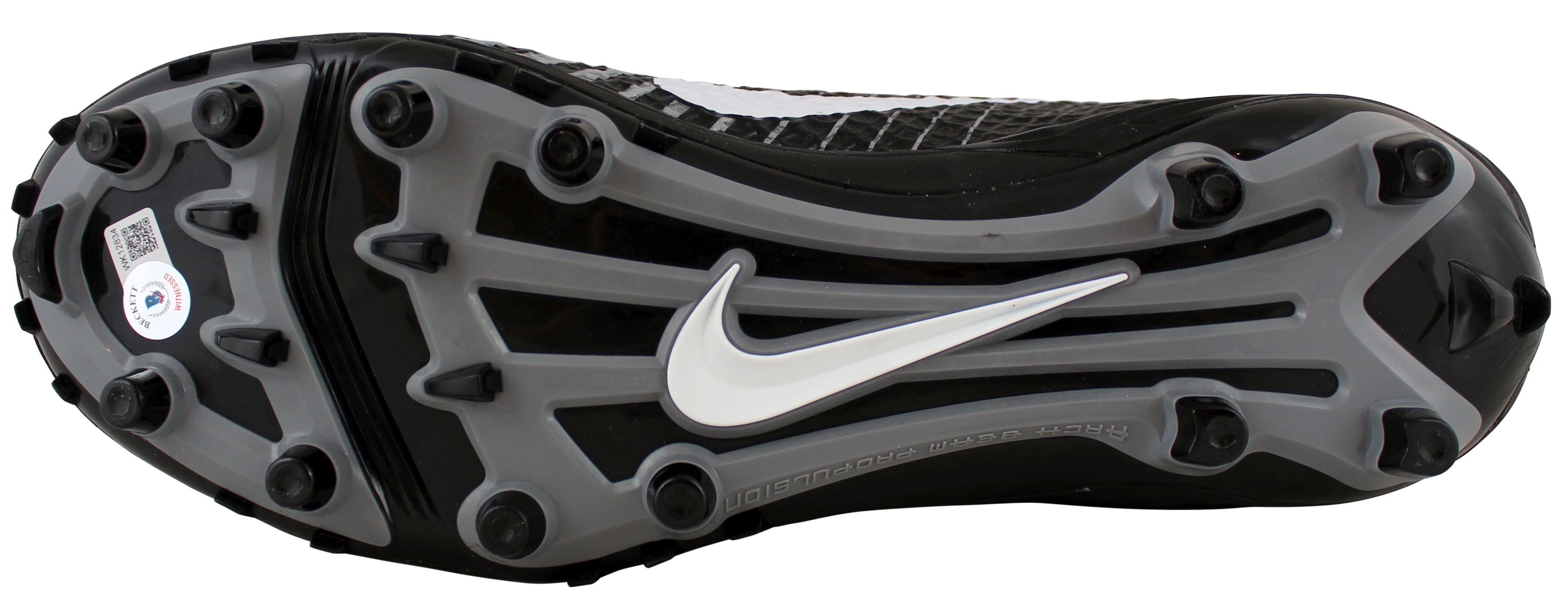 Jay Novacek Signed Nike Football Cleat (Beckett) at PristineAuction.com Jay Novacek Signed Nike Football Cleat (Beckett) at PristineAuction.com