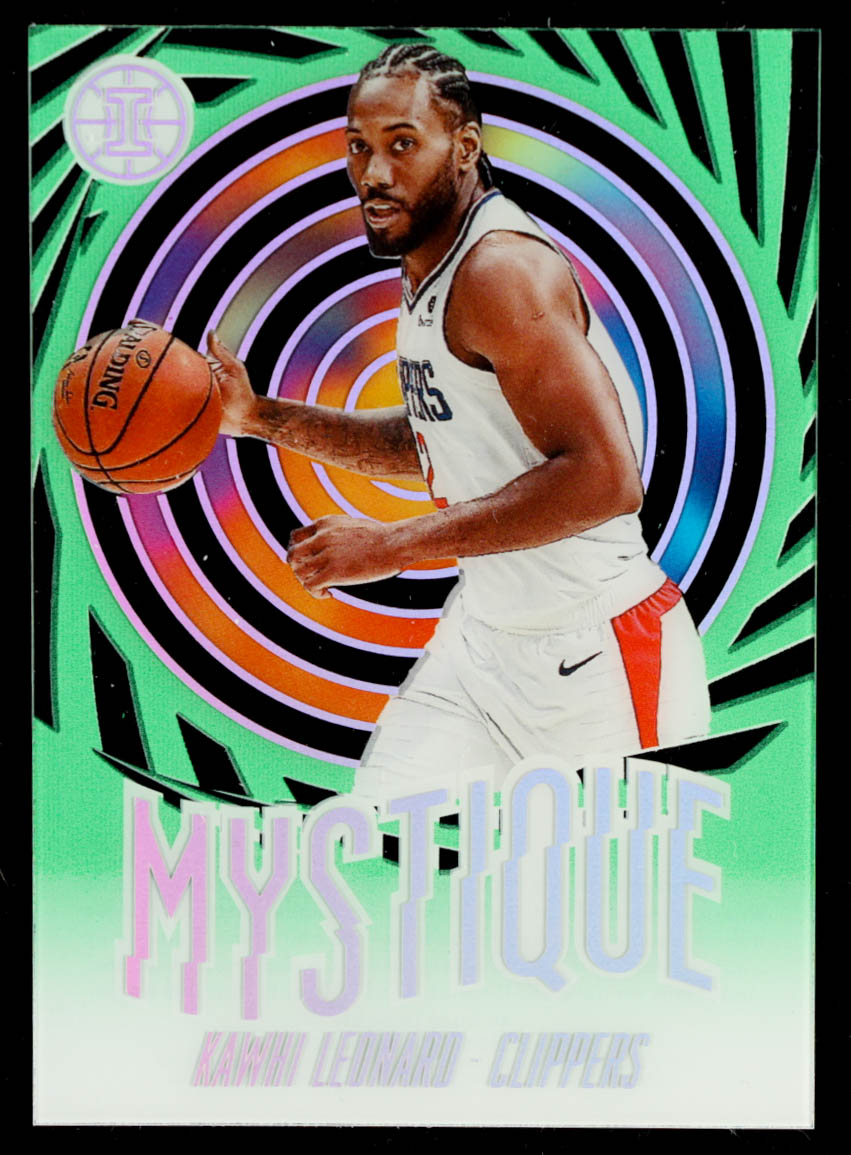 Kawhi Leonard 2019-20 Panini Illusions Mystique Emerald #3 at PristineAuction.com Kawhi Leonard 2019-20 Panini Illusions Mystique Emerald #3 at PristineAuction.com