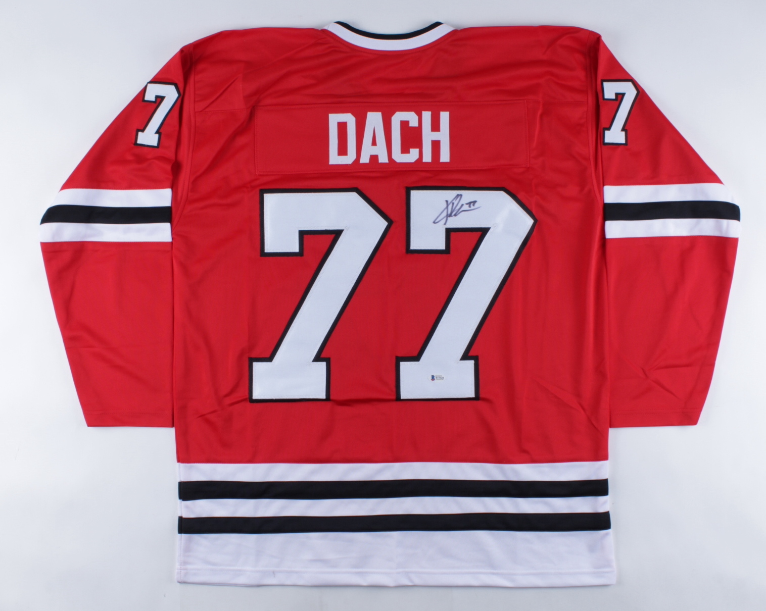 Kirby Dach Signed Jersey (Beckett COA) at PristineAuction.com Kirby Dach Signed Jersey (Beckett COA) at PristineAuction.com