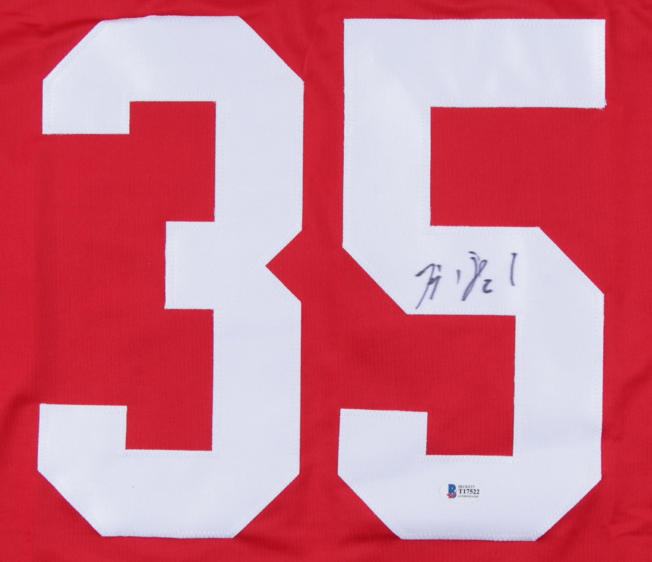 Jimmy Howard Signed Jersey (Beckett COA) at PristineAuction.com Jimmy Howard Signed Jersey (Beckett COA) at PristineAuction.com