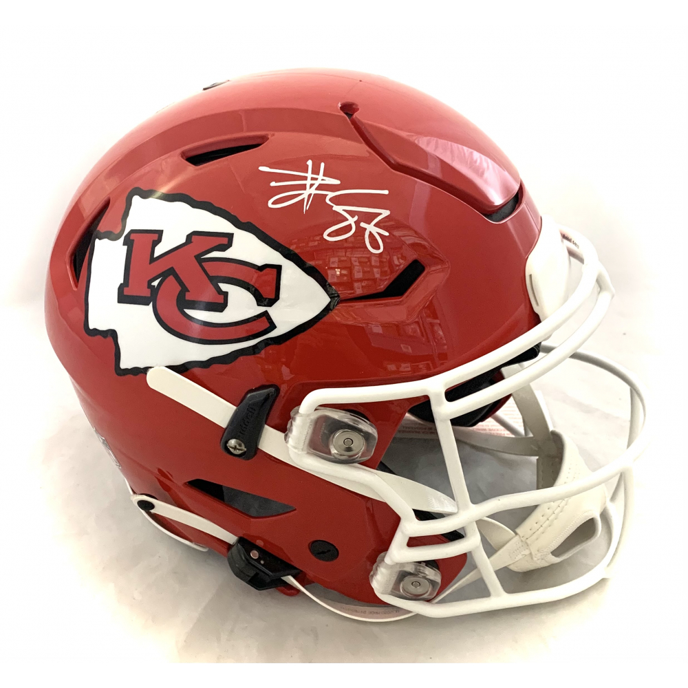 Travis Kelce Signed Chiefs FullSize Authentic OnField SpeedFlex