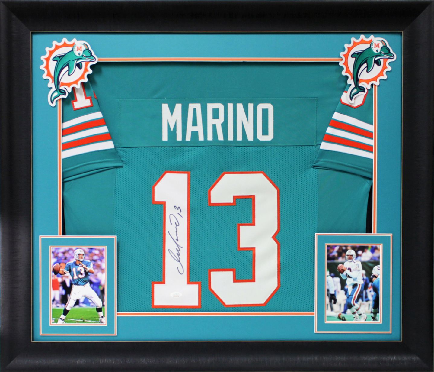 Dan Marino Signed Custom Framed Jersey Display (JSA) at PristineAuction.com Dan Marino Signed Custom Framed Jersey Display (JSA) at PristineAuction.com