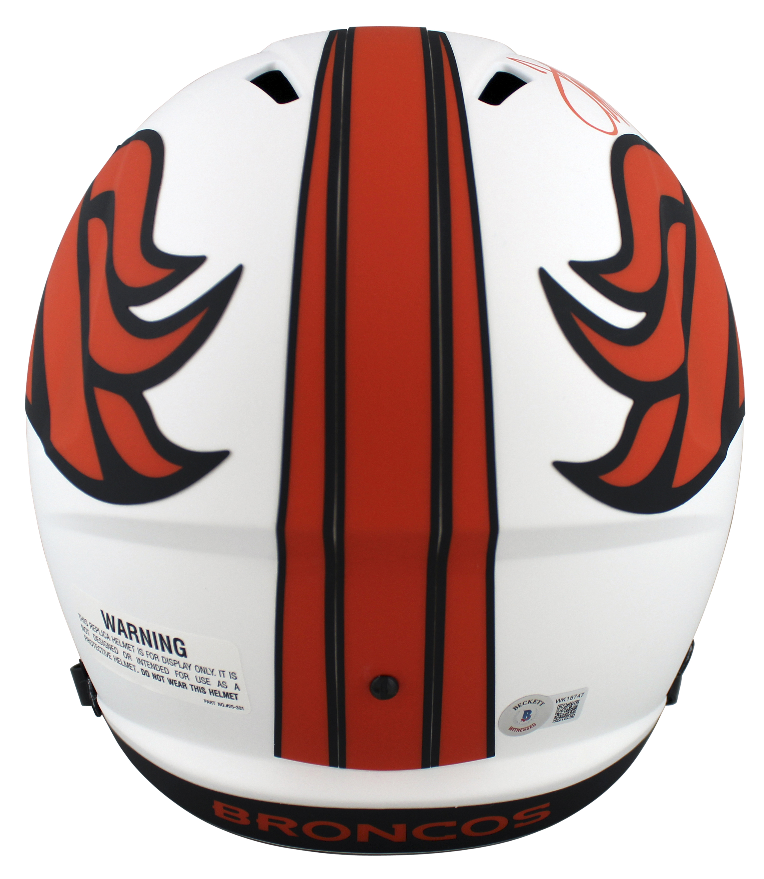 Terrell Davis Signed Broncos Full-Size Lunar Eclipse Alternate Speed Helmet Inscribed "HOF 17" (Beckett) at PristineAuction.com Terrell Davis Signed Broncos Full-Size Lunar Eclipse Alternate Speed Helmet Inscribed "HOF 17" (Beckett) at PristineAuction.com