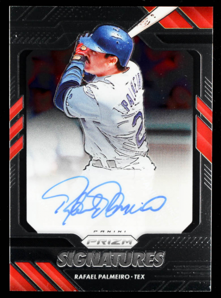 Rafael Palmeiro 2020 Panini Prizm Signatures Prizms Silver #7