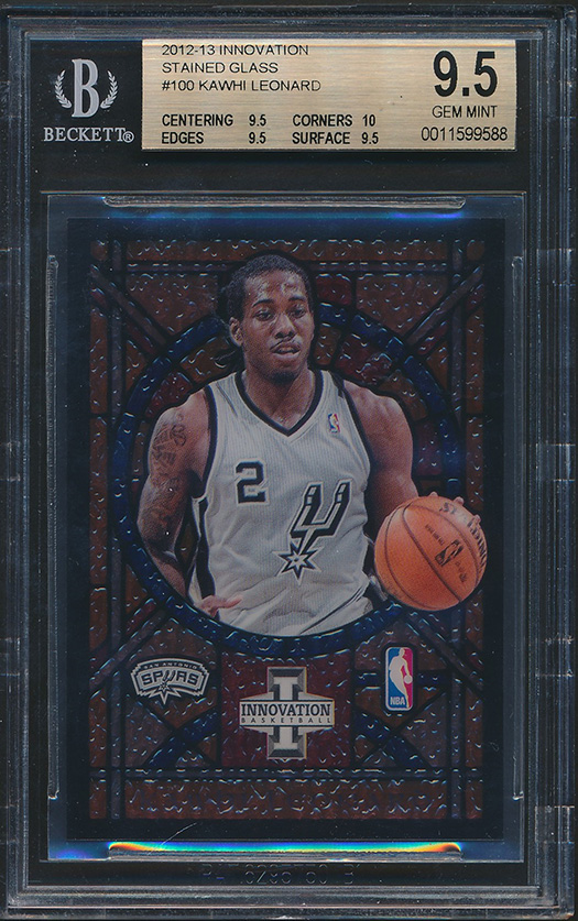 Kawhi Leonard 2012-13 Innovation Stained Glass #100 (BCCG 9.5) at PristineAuction.com Kawhi Leonard 2012-13 Innovation Stained Glass #100 (BCCG 9.5) at PristineAuction.com