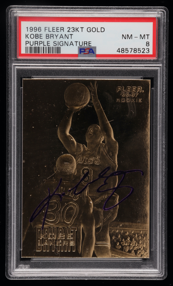 fleer 23kt gold card