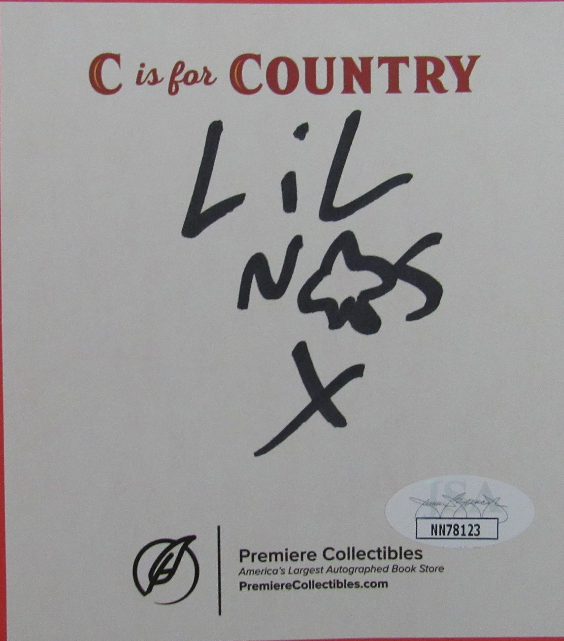 Lil Nas X Signed "C is for Country" Hardcover Book (JSA) at PristineAuction.com Lil Nas X Signed "C is for Country" Hardcover Book (JSA) at PristineAuction.com