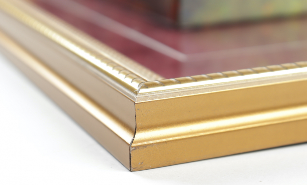 Thomas Kinkade 50th Anniversary "Disneyland" 20.5x22.5 Custom Framed Canvas on Wood Display with Vintage Ticket Booklet at PristineAuction.com Thomas Kinkade 50th Anniversary "Disneyland" 20.5x22.5 Custom Framed Canvas on Wood Display with Vintage Ticket Booklet at PristineAuction.com