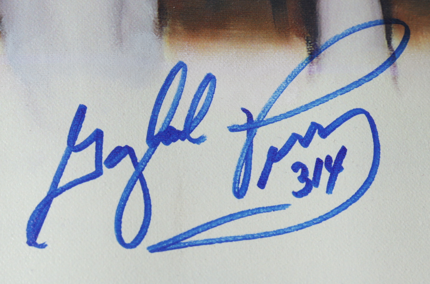 300 Game Winners LE MLB 34x45 Lithograph On Canvas Signed by (7) HOF Pitchers with Gaylord Perry, Steve Carlton, Warren Spahn, Don Sutton with Multiple Win Inscriptions (Beckett LOA) at PristineAuction.com 300 Game Winners LE MLB 34x45 Lithograph On Canvas Signed by (7) HOF Pitchers with Gaylord Perry, Steve Carlton, Warren Spahn, Don Sutton with Multiple Win Inscriptions (Beckett LOA) at PristineAuction.com