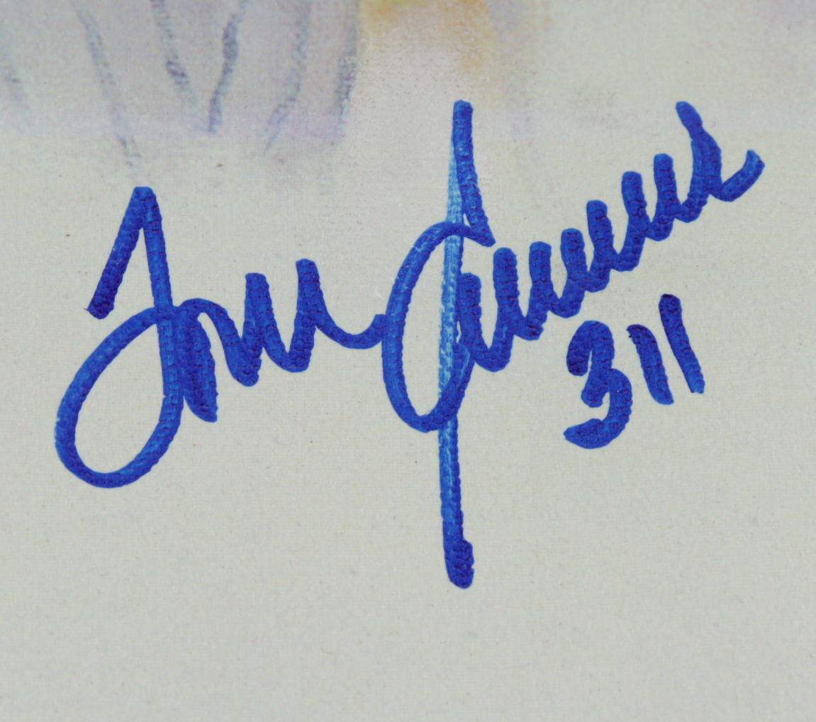 300 Game Winners LE MLB 34x45 Lithograph On Canvas Signed by (7) HOF Pitchers with Gaylord Perry, Steve Carlton, Warren Spahn, Don Sutton with Multiple Win Inscriptions (Beckett LOA) at PristineAuction.com 300 Game Winners LE MLB 34x45 Lithograph On Canvas Signed by (7) HOF Pitchers with Gaylord Perry, Steve Carlton, Warren Spahn, Don Sutton with Multiple Win Inscriptions (Beckett LOA) at PristineAuction.com