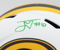 Jordan Love Signed Packers Full-Size Lunar Eclipse Alternate Speed Helmet (Beckett Hologram) at PristineAuction.com