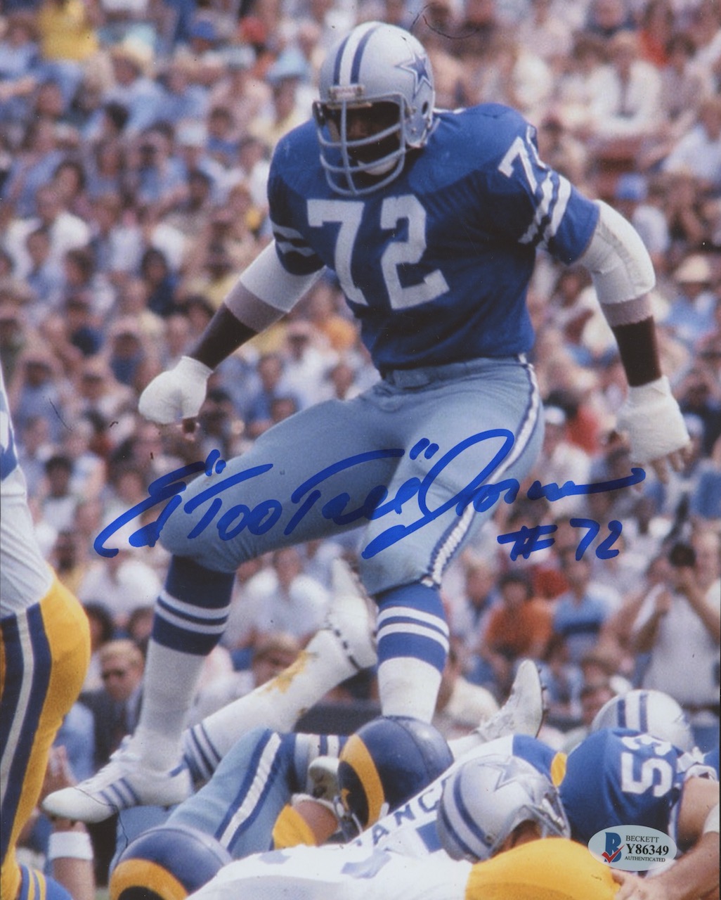 Ed "Too Tall" Jones Signed Cowboys 8x10 Photo (Beckett COA) at PristineAuction.com Ed "Too Tall" Jones Signed Cowboys 8x10 Photo (Beckett COA) at PristineAuction.com