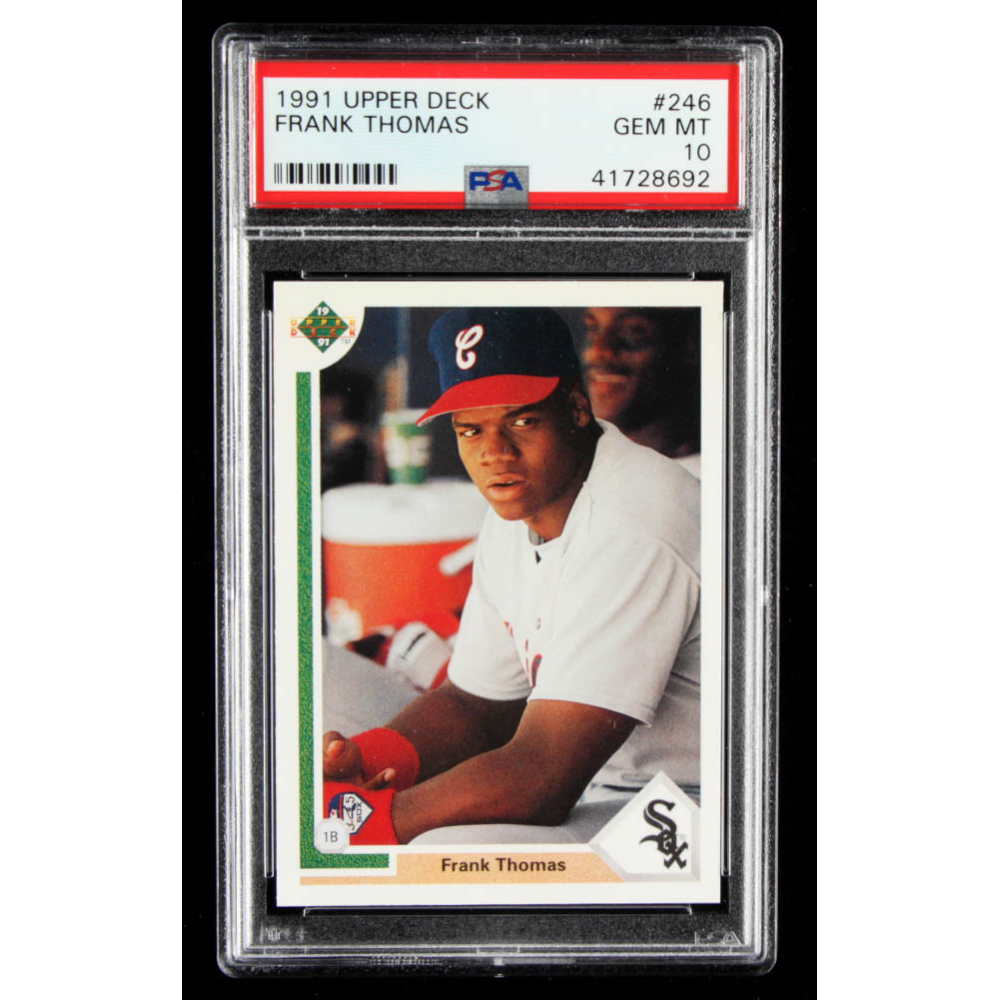 Frank Thomas 1991 Upper Deck #246 (PSA 10) | Pristine Auction