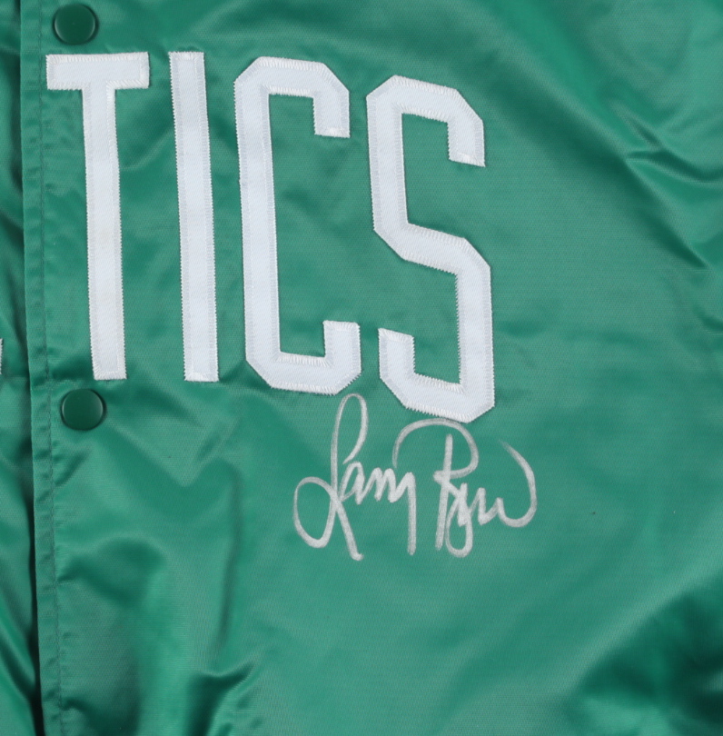Larry Bird Signed Celtics Warm-Up Jacket (PSA Hologram) at PristineAuction.com Larry Bird Signed Celtics Warm-Up Jacket (PSA Hologram) at PristineAuction.com