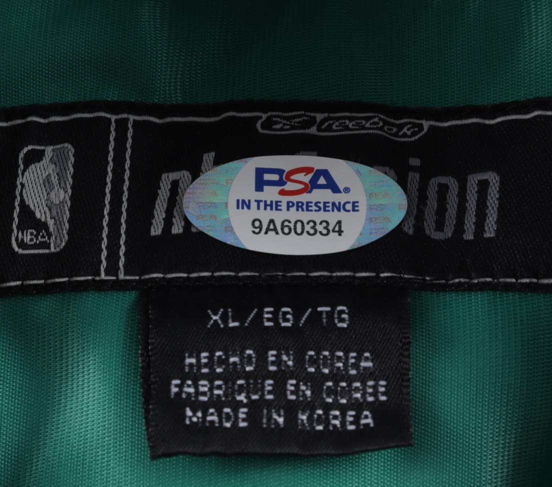 Larry Bird Signed Celtics Warm-Up Jacket (PSA Hologram) at PristineAuction.com Larry Bird Signed Celtics Warm-Up Jacket (PSA Hologram) at PristineAuction.com