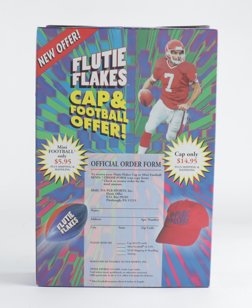 Doug Flutie Signed Vintage Original Flutie Flakes Cereal Box (PSA COA) (See Description) at PristineAuction.com Doug Flutie Signed Vintage Original Flutie Flakes Cereal Box (PSA COA) (See Description) at PristineAuction.com