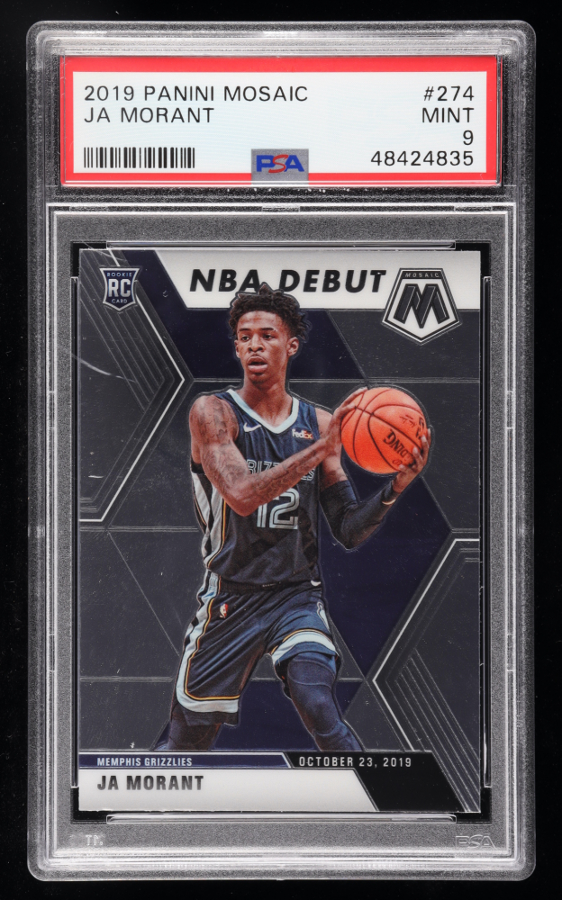 ペドリ Panini Mosaic PSA 9 ルーキー RC Rookie Card Top Loaders Ja Morant 2019-20 Panini Mosaic