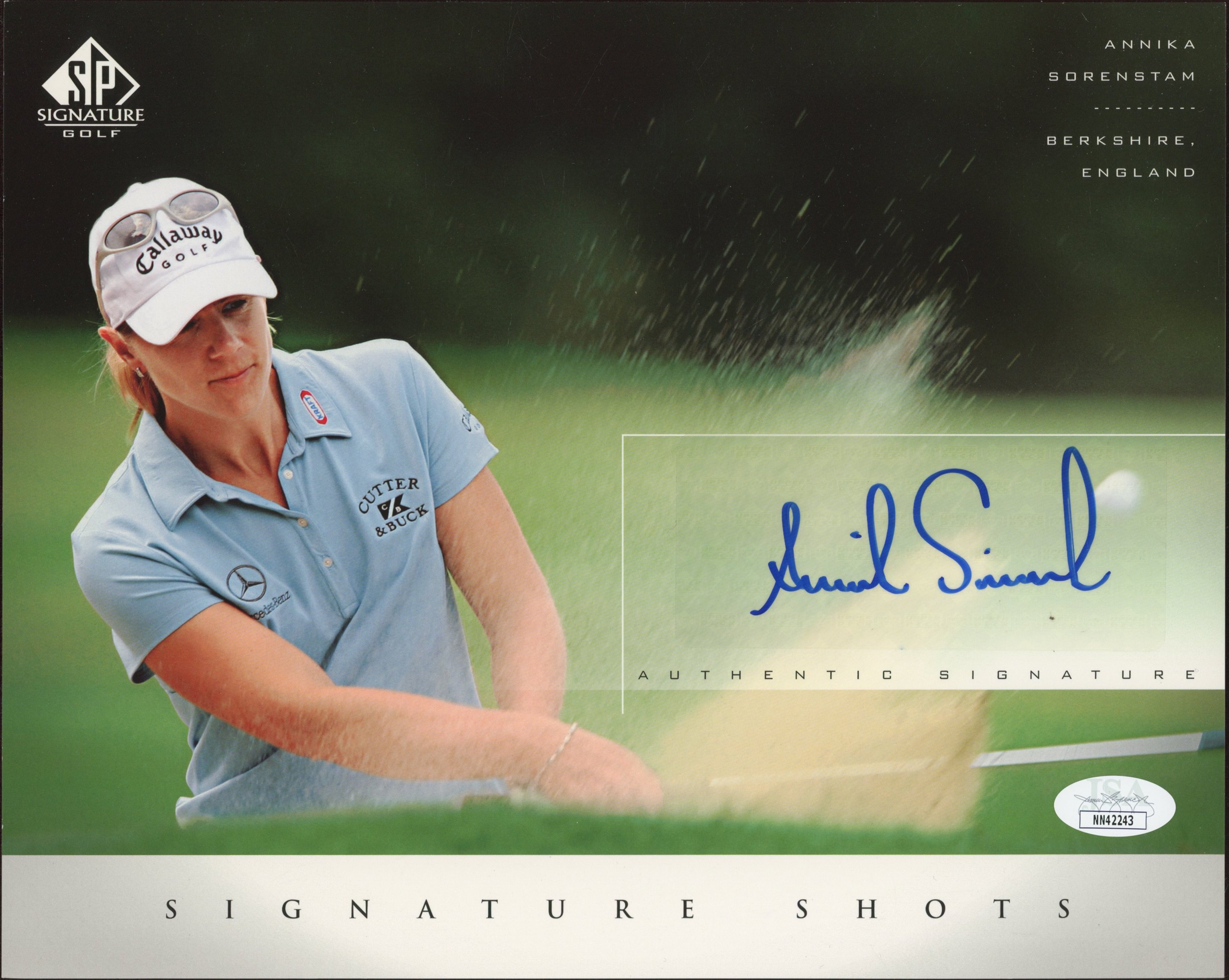 Annika Sorenstam 2004 SP Signature Shots 8x10 #AS (JSA COA) at PristineAuction.com Annika Sorenstam 2004 SP Signature Shots 8x10 #AS (JSA COA) at PristineAuction.com