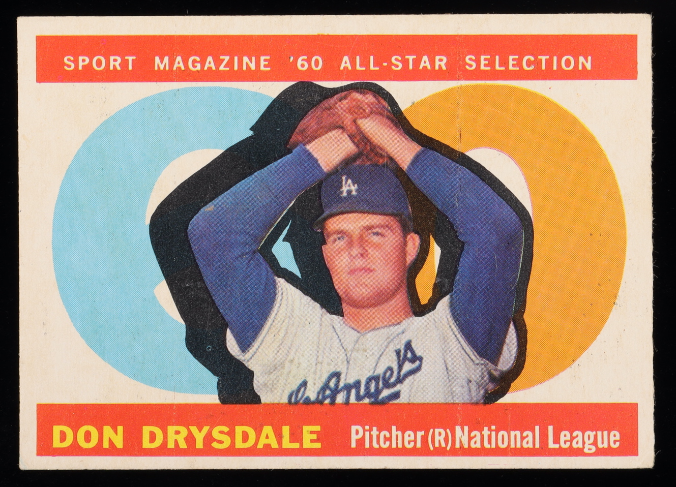 Don Drysdale 1960 Topps #570 AS at PristineAuction.com Don Drysdale 1960 Topps #570 AS at PristineAuction.com