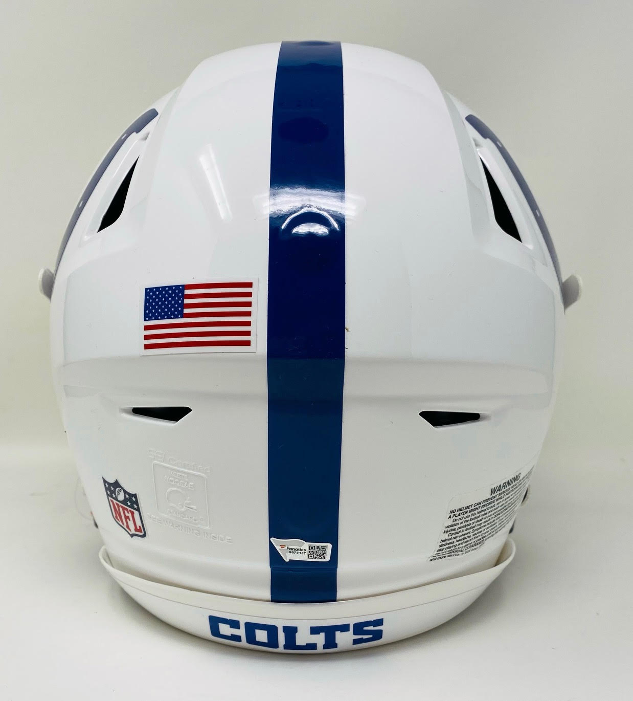 Peyton Manning Signed Colts Full-Size Authentic On-Field SpeedFlex Helmet Inscribed "HOF 21" (Fanatics Hologram) at PristineAuction.com Peyton Manning Signed Colts Full-Size Authentic On-Field SpeedFlex Helmet Inscribed "HOF 21" (Fanatics Hologram) at PristineAuction.com