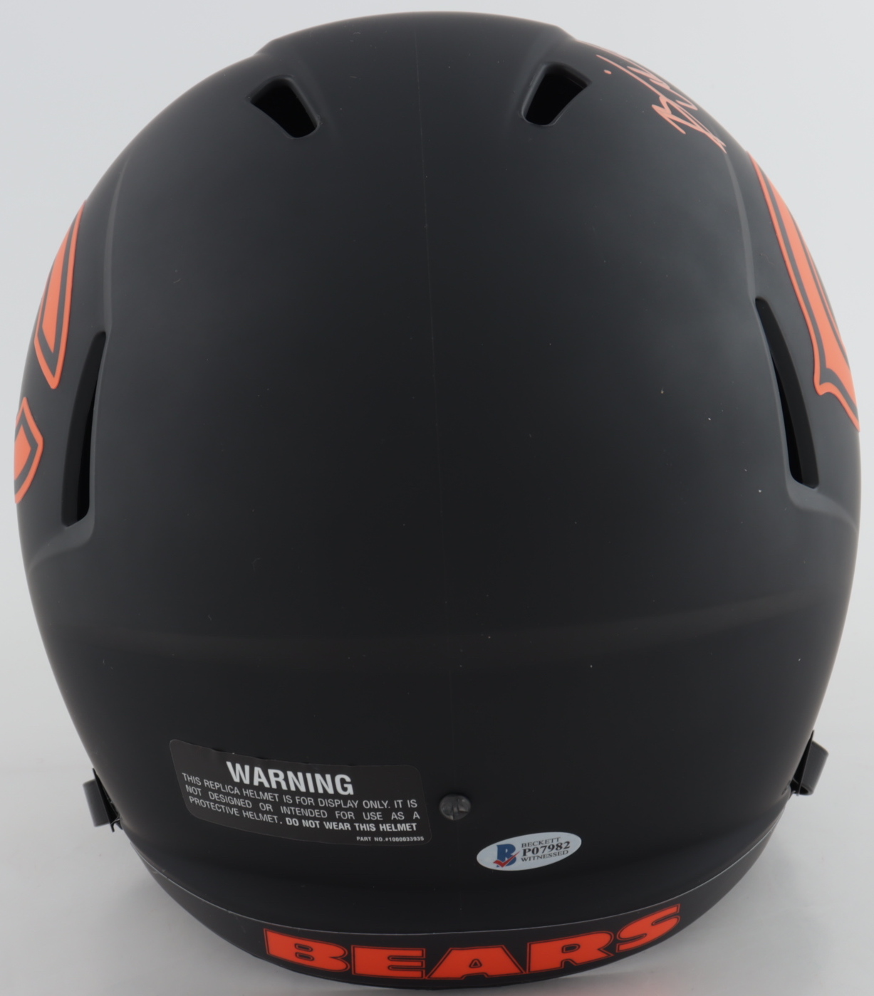 Brian Urlacher Signed Bears Full-Size Eclipse Alternate Speed Helmet Inscribed "HOF 2018" (Beckett COA) at PristineAuction.com Brian Urlacher Signed Bears Full-Size Eclipse Alternate Speed Helmet Inscribed "HOF 2018" (Beckett COA) at PristineAuction.com