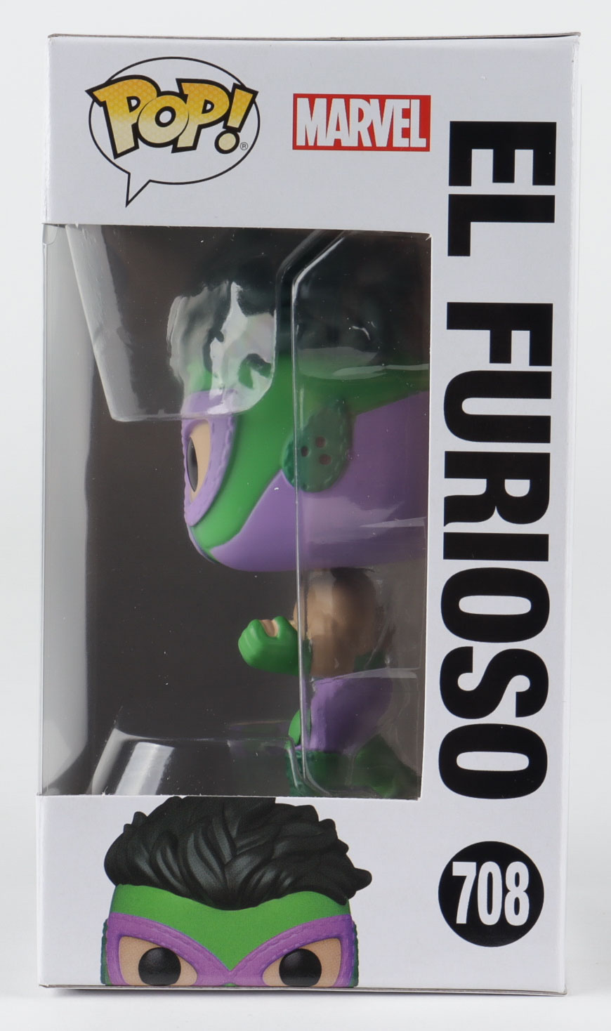 El Furioso - Lucha Hulk - Marvel: Lucha Libre Edition #708 Funko Pop! Vinyl Bobble-Head Figure at PristineAuction.com El Furioso - Lucha Hulk - Marvel: Lucha Libre Edition #708 Funko Pop! Vinyl Bobble-Head Figure at PristineAuction.com