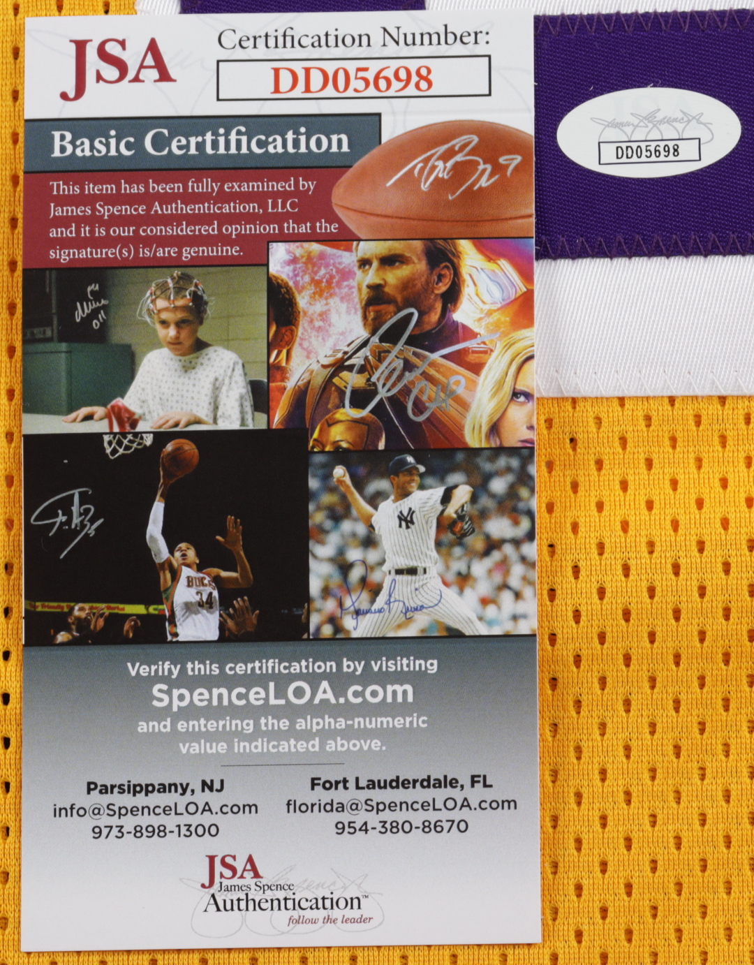 Magic Johnson Custom Magic Johnson Signed Jersey (JSA COA) | Pristine Auction