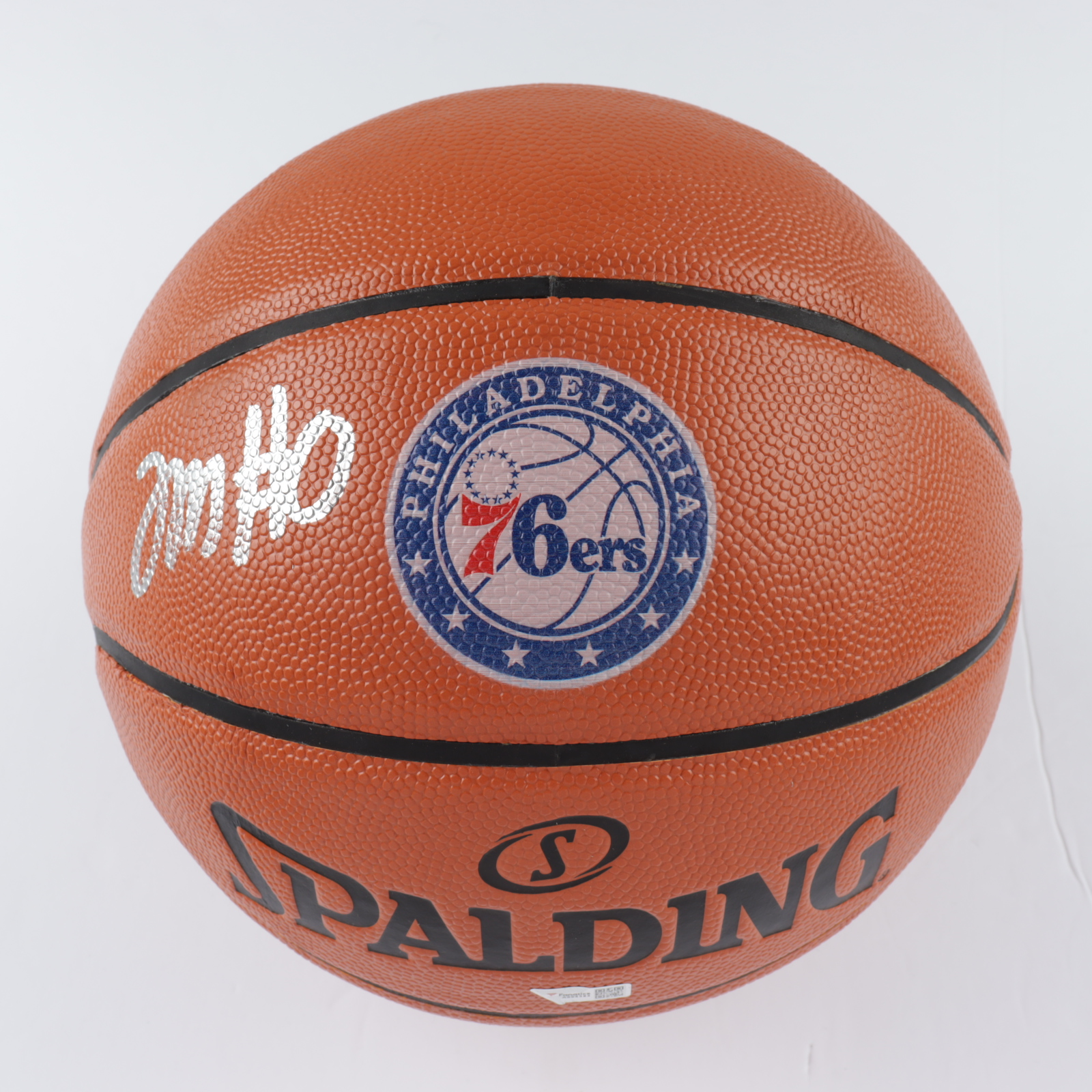 Tyrese Maxey Signed 76ers Logo NBA Game Ball Series Basketball (Fanatics Hologram) (See Description) at PristineAuction.com Tyrese Maxey Signed 76ers Logo NBA Game Ball Series Basketball (Fanatics Hologram) (See Description) at PristineAuction.com