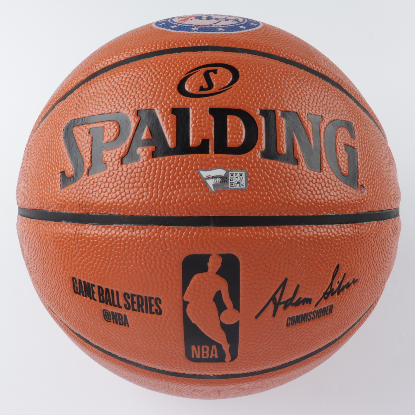 Tyrese Maxey Signed 76ers Logo NBA Game Ball Series Basketball (Fanatics Hologram) (See Description) at PristineAuction.com Tyrese Maxey Signed 76ers Logo NBA Game Ball Series Basketball (Fanatics Hologram) (See Description) at PristineAuction.com