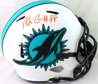 Mike Gesicki Signed Dolphins Full-Size Lunar Eclipse Alternate Speed Helmet  (Beckett Hologram) at PristineAuction.com