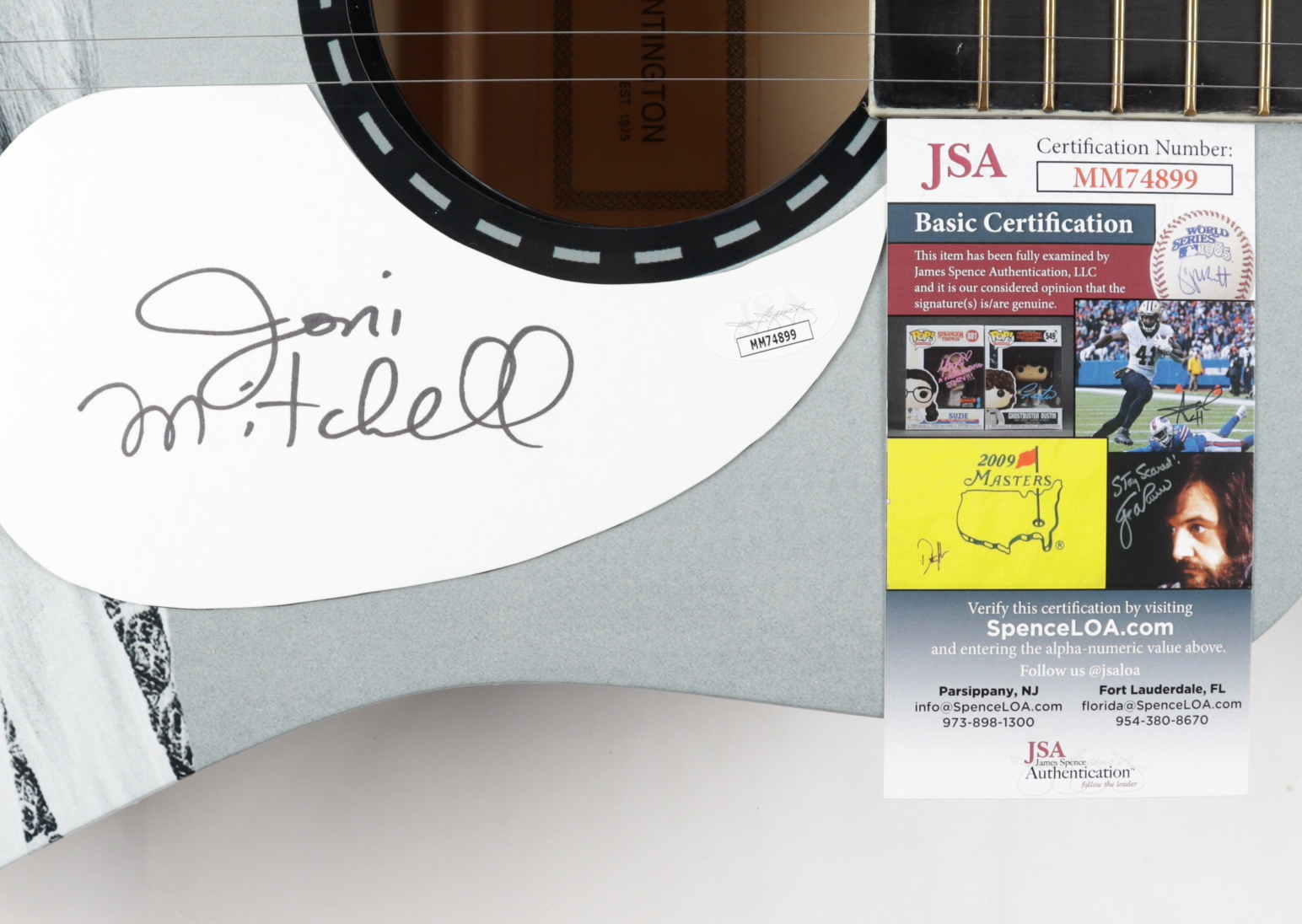 Joni Mitchell Signed 40.5" Acoustic Guitar (JSA COA) at PristineAuction.com Joni Mitchell Signed 40.5" Acoustic Guitar (JSA COA) at PristineAuction.com
