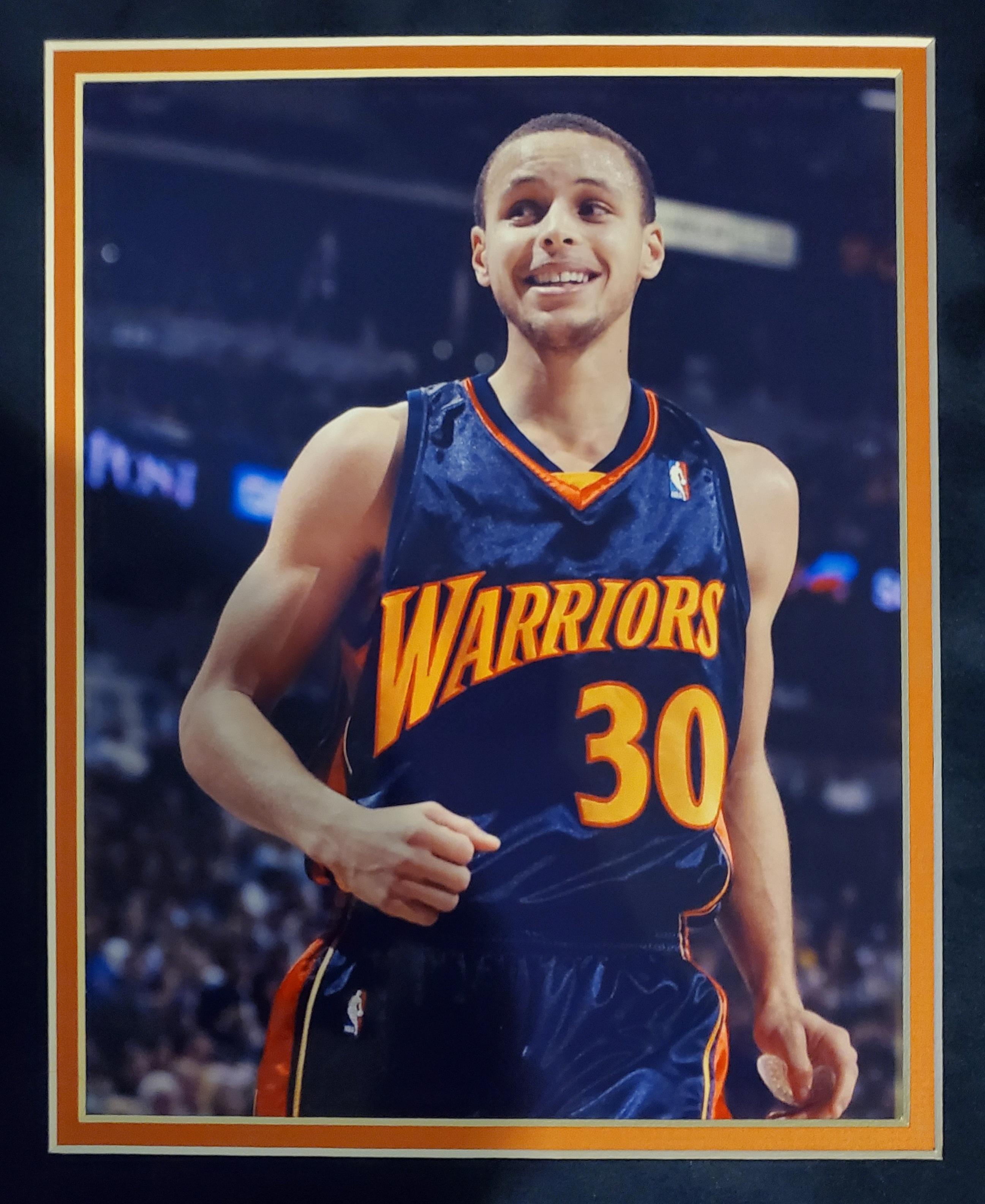 Stephen Curry Signed Warriors 32x41 Custom Framed Jersey Display with LED Lights (Fanatics Hologram) at PristineAuction.com Stephen Curry Signed Warriors 32x41 Custom Framed Jersey Display with LED Lights (Fanatics Hologram) at PristineAuction.com