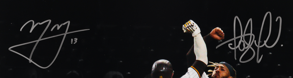 Fernando Tatis Jr. & Manny Machado Signed Padres 16x20 Photo (Beckett COA) at PristineAuction.com Fernando Tatis Jr. & Manny Machado Signed Padres 16x20 Photo (Beckett COA) at PristineAuction.com