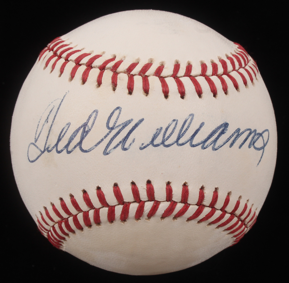 Ted Williams Signed OAL Baseball (JSA LOA) at PristineAuction.com Ted Williams Signed OAL Baseball (JSA LOA) at PristineAuction.com
