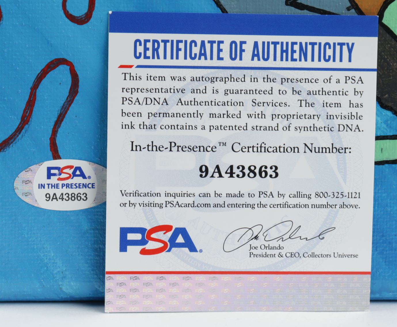 Rodger Bumpass Signed 8x10 Canvas Painting (PSA COA) at PristineAuction.com Rodger Bumpass Signed 8x10 Canvas Painting (PSA COA) at PristineAuction.com