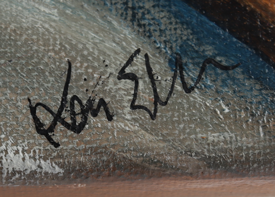 Rodger Bumpass Signed 8x10 Canvas Painting (PSA COA) at PristineAuction.com Rodger Bumpass Signed 8x10 Canvas Painting (PSA COA) at PristineAuction.com