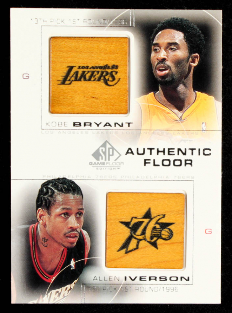 Kobe Bryant / Allen Iverson 2000-01 SP Game Floor Authentic Floor 