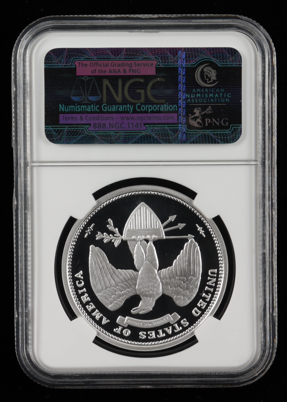 2005 George T. Morgan 1 oz Silver $100 Union Coin (NGC Ultra Cameo Gem Proof) at PristineAuction.com 2005 George T. Morgan 1 oz Silver $100 Union Coin (NGC Ultra Cameo Gem Proof) at PristineAuction.com