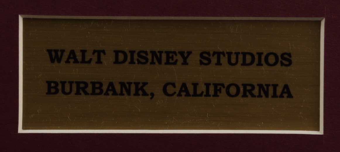 Walt Disney's LE "Nifty Nineties" 16x18 Custom Framed (2) Piece Animation Cel with Disney Seal at PristineAuction.com Walt Disney's LE "Nifty Nineties" 16x18 Custom Framed (2) Piece Animation Cel with Disney Seal at PristineAuction.com