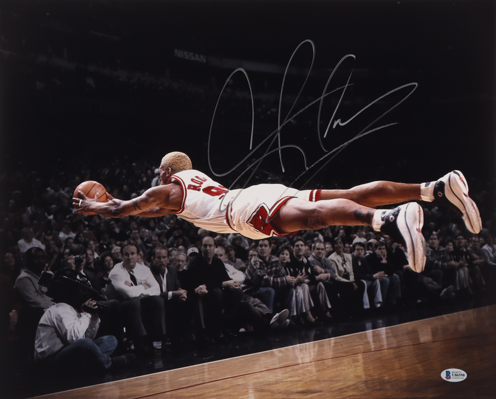 Dennis Rodman Signed Bulls 16x20 Photo (Beckett COA) at PristineAuction.com Dennis Rodman Signed Bulls 16x20 Photo (Beckett COA) at PristineAuction.com