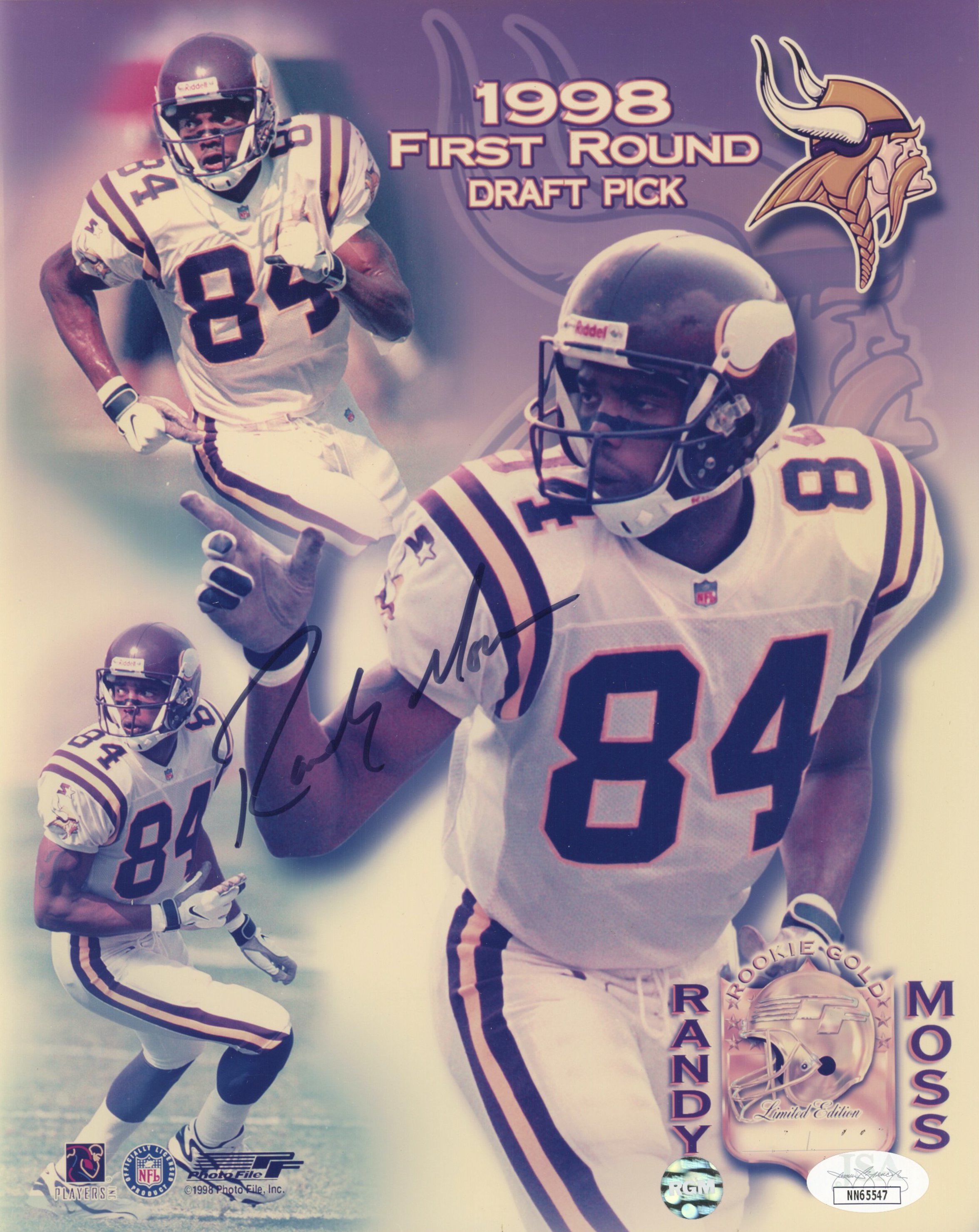 Randy Moss Signed Vikings 8x10 Photo (JSA COA) at PristineAuction.com Randy Moss Signed Vikings 8x10 Photo (JSA COA) at PristineAuction.com