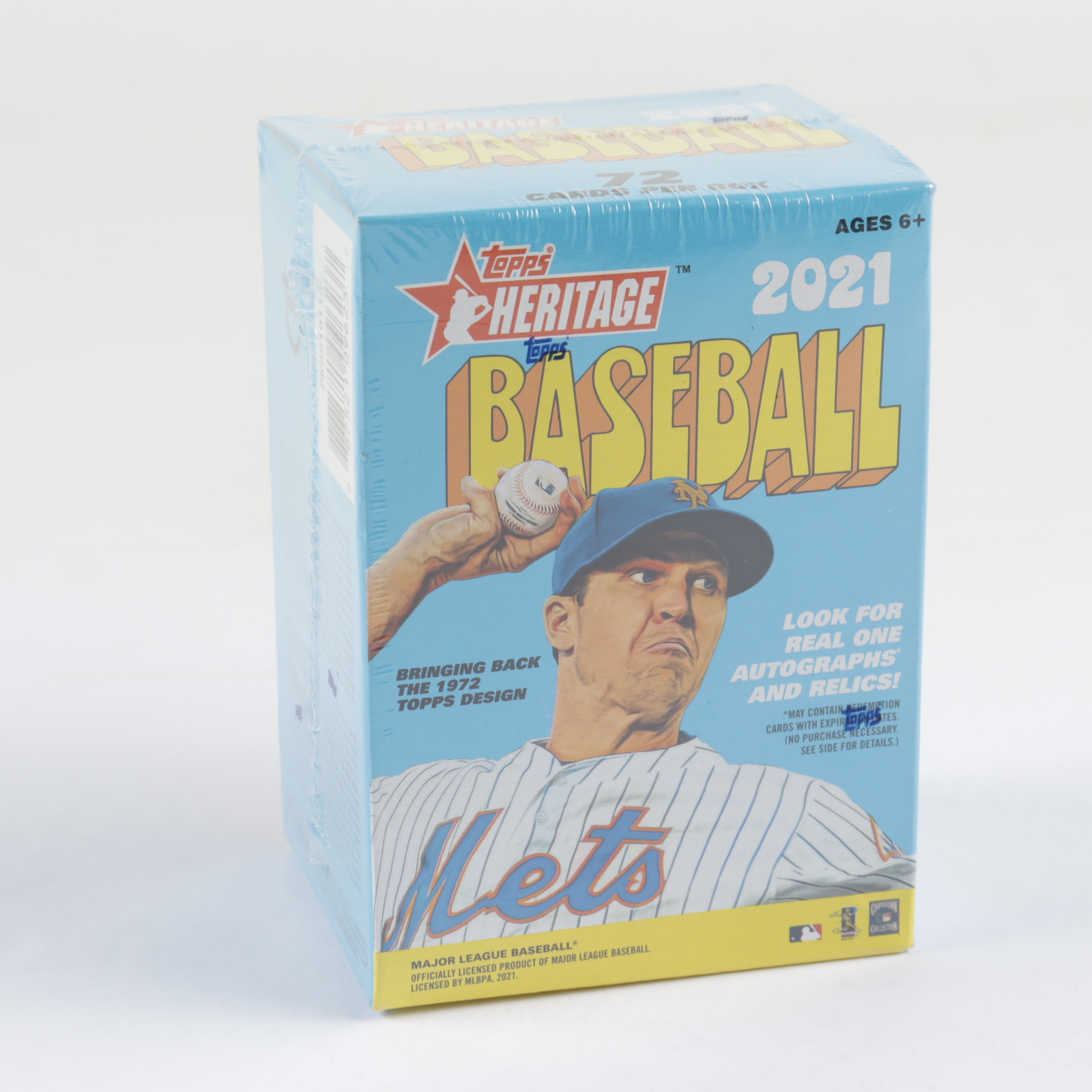 2021 Topps Heritage Baseball Blaster Box with (8) Packs at PristineAuction.com 2021 Topps Heritage Baseball Blaster Box with (8) Packs at PristineAuction.com