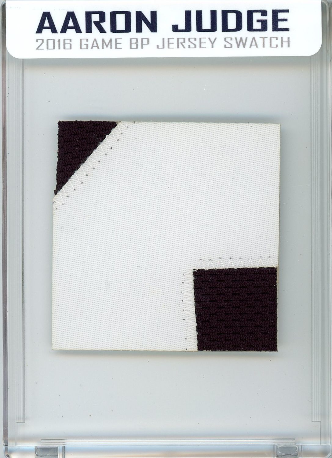 AARON JUDGE 2016 NY YANKEES GAME WORN BP JERSEY MYSTERY SWATCH BOX! at PristineAuction.com AARON JUDGE 2016 NY YANKEES GAME WORN BP JERSEY MYSTERY SWATCH BOX! at PristineAuction.com