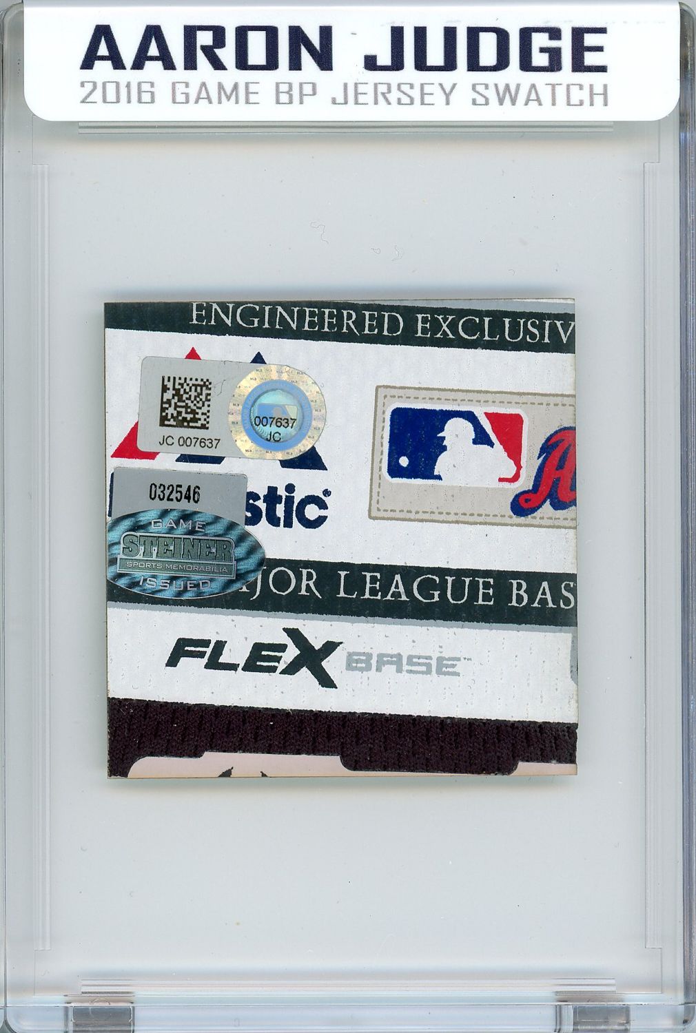 AARON JUDGE 2016 NY YANKEES GAME WORN BP JERSEY MYSTERY SWATCH BOX! at PristineAuction.com AARON JUDGE 2016 NY YANKEES GAME WORN BP JERSEY MYSTERY SWATCH BOX! at PristineAuction.com