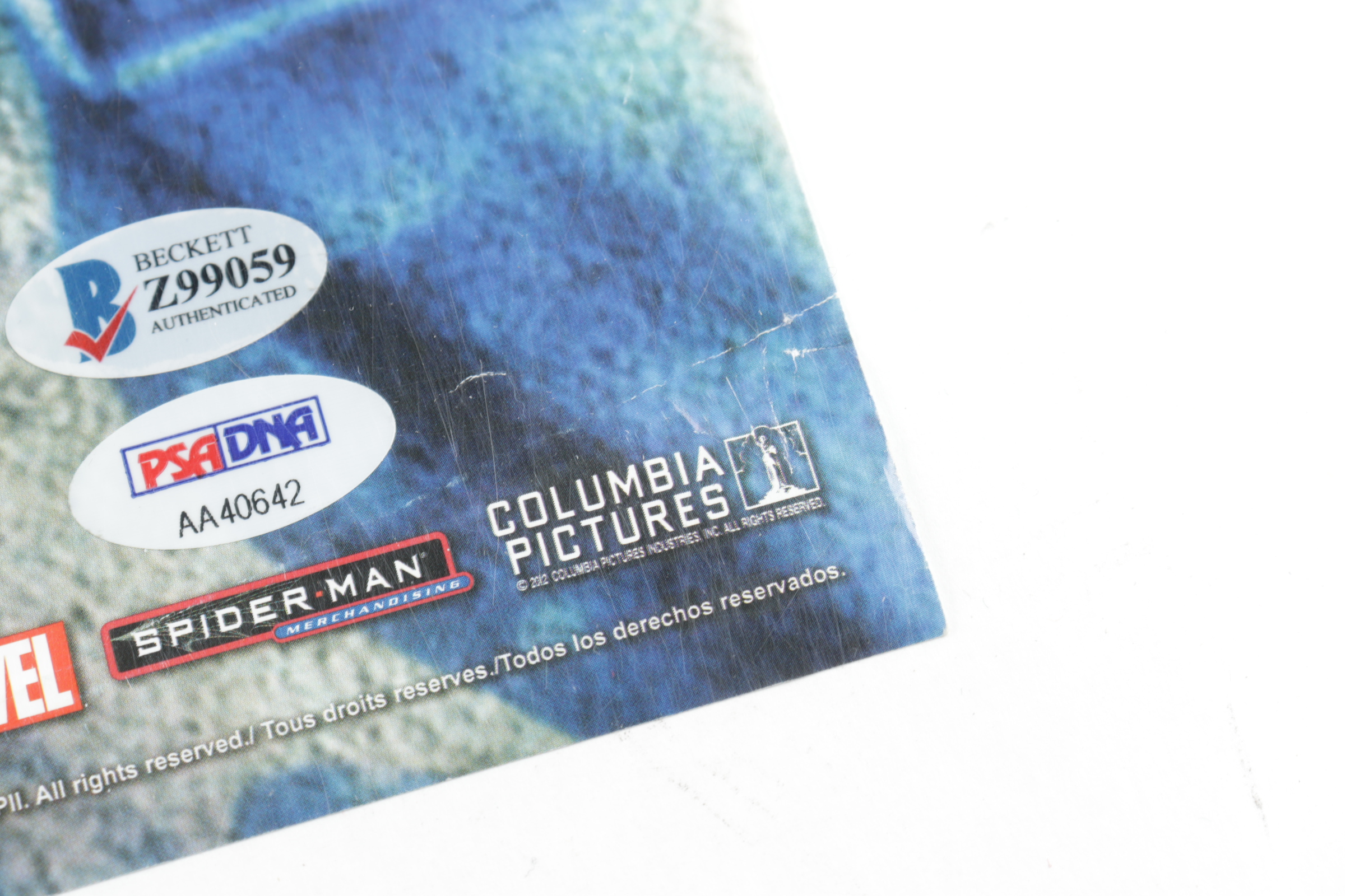 Stan Lee Signed "The Amazing Spider-Man" 22.5x34 Movie Poster (PSA Hologram & Beckett COA) (See Description) at PristineAuction.com Stan Lee Signed "The Amazing Spider-Man" 22.5x34 Movie Poster (PSA Hologram & Beckett COA) (See Description) at PristineAuction.com