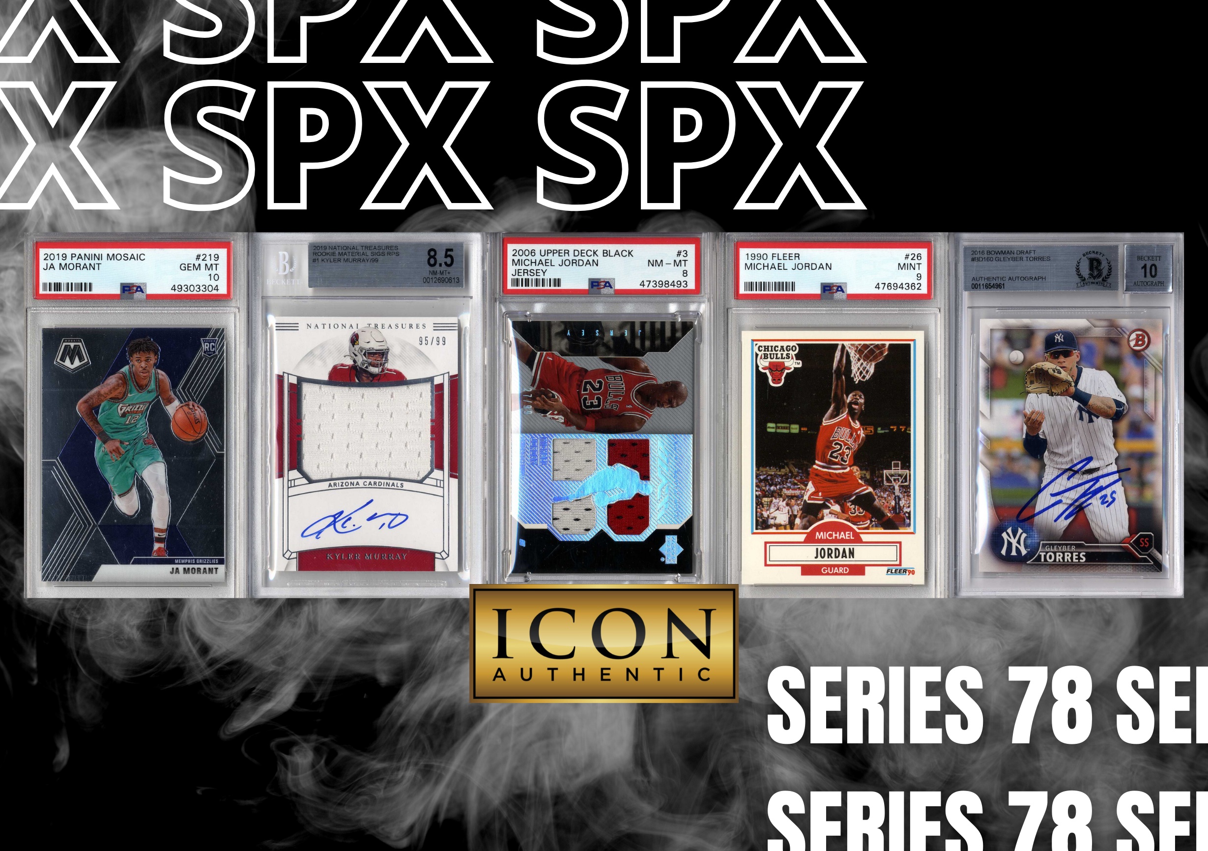 Icon Authentic SPX Series 78 Mystery Box 100+ Cards Per Box | Pristine ...