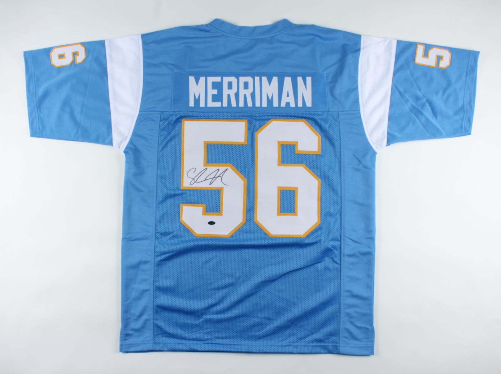 Shawne Merriman Signed Jersey (Schwartz Sports COA) at PristineAuction.com Shawne Merriman Signed Jersey (Schwartz Sports COA) at PristineAuction.com