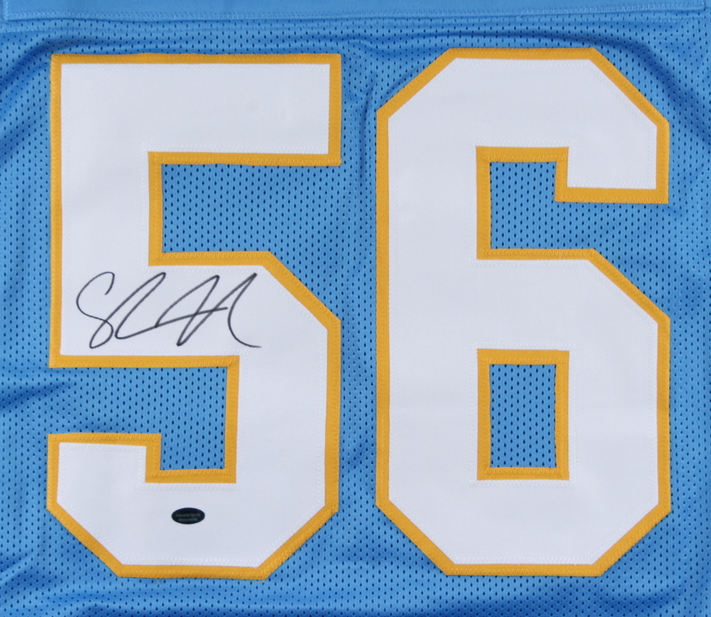 Shawne Merriman Signed Jersey (Schwartz Sports COA) at PristineAuction.com Shawne Merriman Signed Jersey (Schwartz Sports COA) at PristineAuction.com