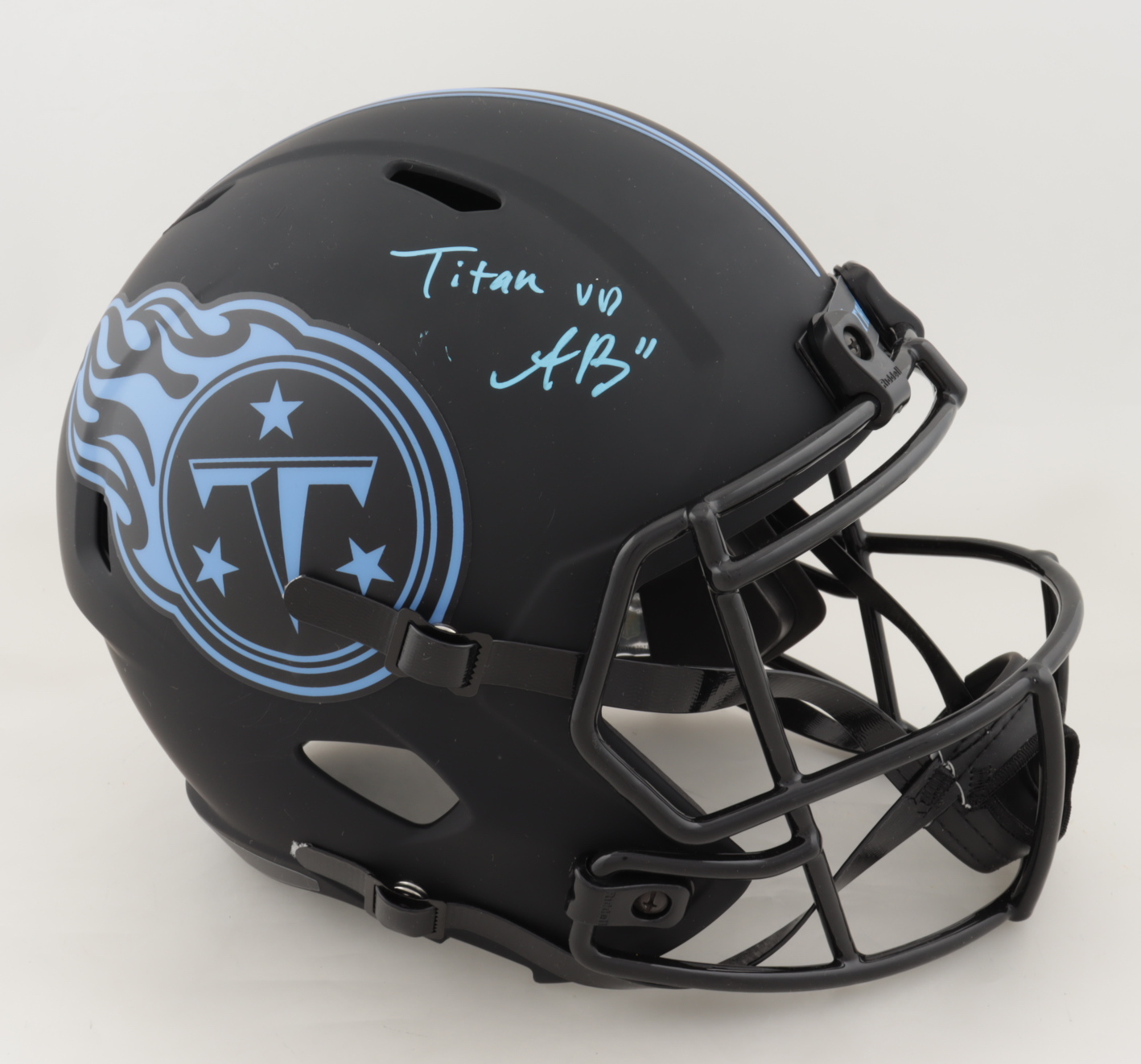 A. J. Brown Signed Titans Full-Size Eclipse Alternate Speed Helmet (JSA COA) at PristineAuction.com A. J. Brown Signed Titans Full-Size Eclipse Alternate Speed Helmet (JSA COA) at PristineAuction.com