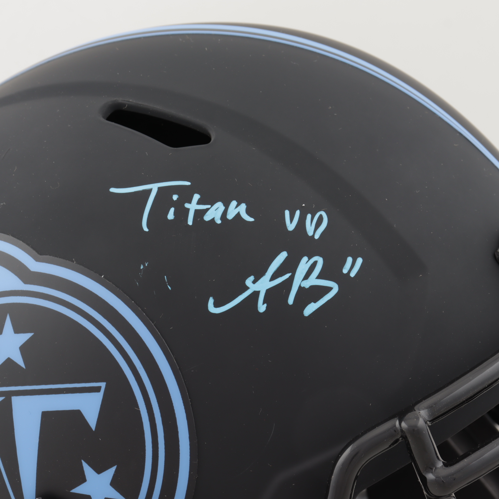 A. J. Brown Signed Titans Full-Size Eclipse Alternate Speed Helmet (JSA COA) at PristineAuction.com A. J. Brown Signed Titans Full-Size Eclipse Alternate Speed Helmet (JSA COA) at PristineAuction.com